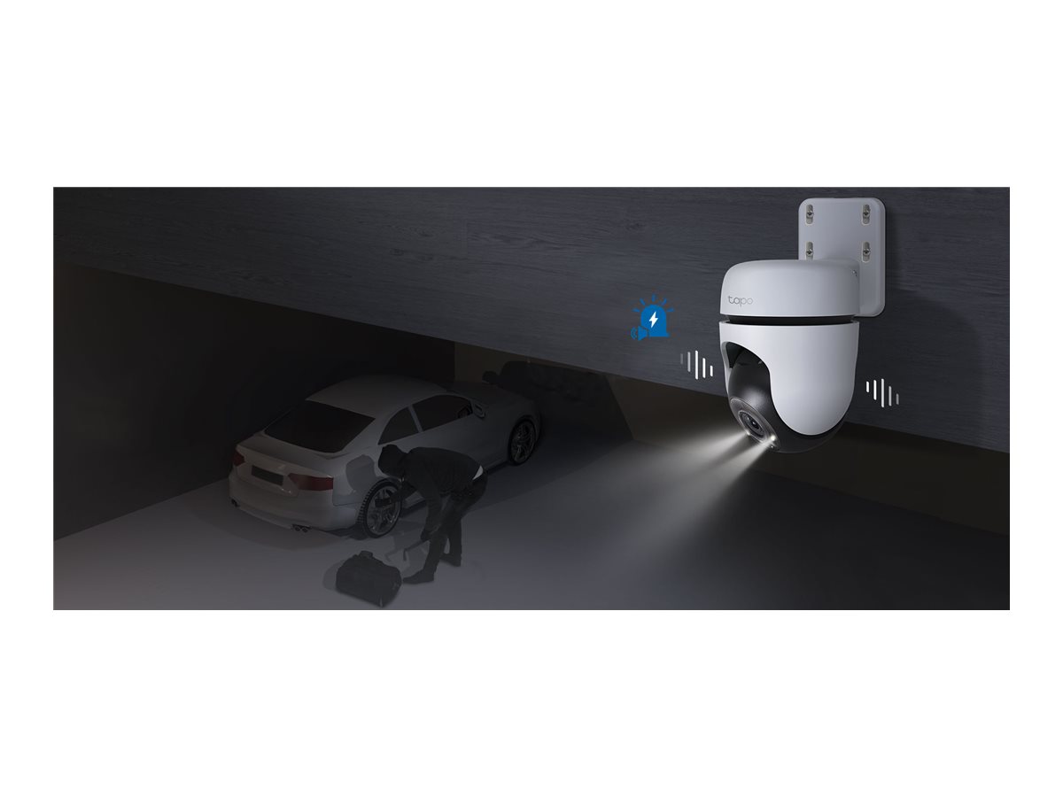 Câmara Vigilância Tapo TC41 V1 Pan/Tilt Exterior WiFi 3MP - Imagem 3