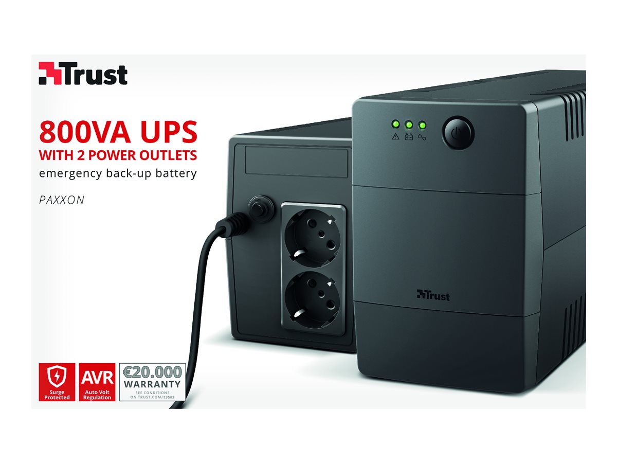 UPS Trust Paxxon 800 VA USB - Imagem 2