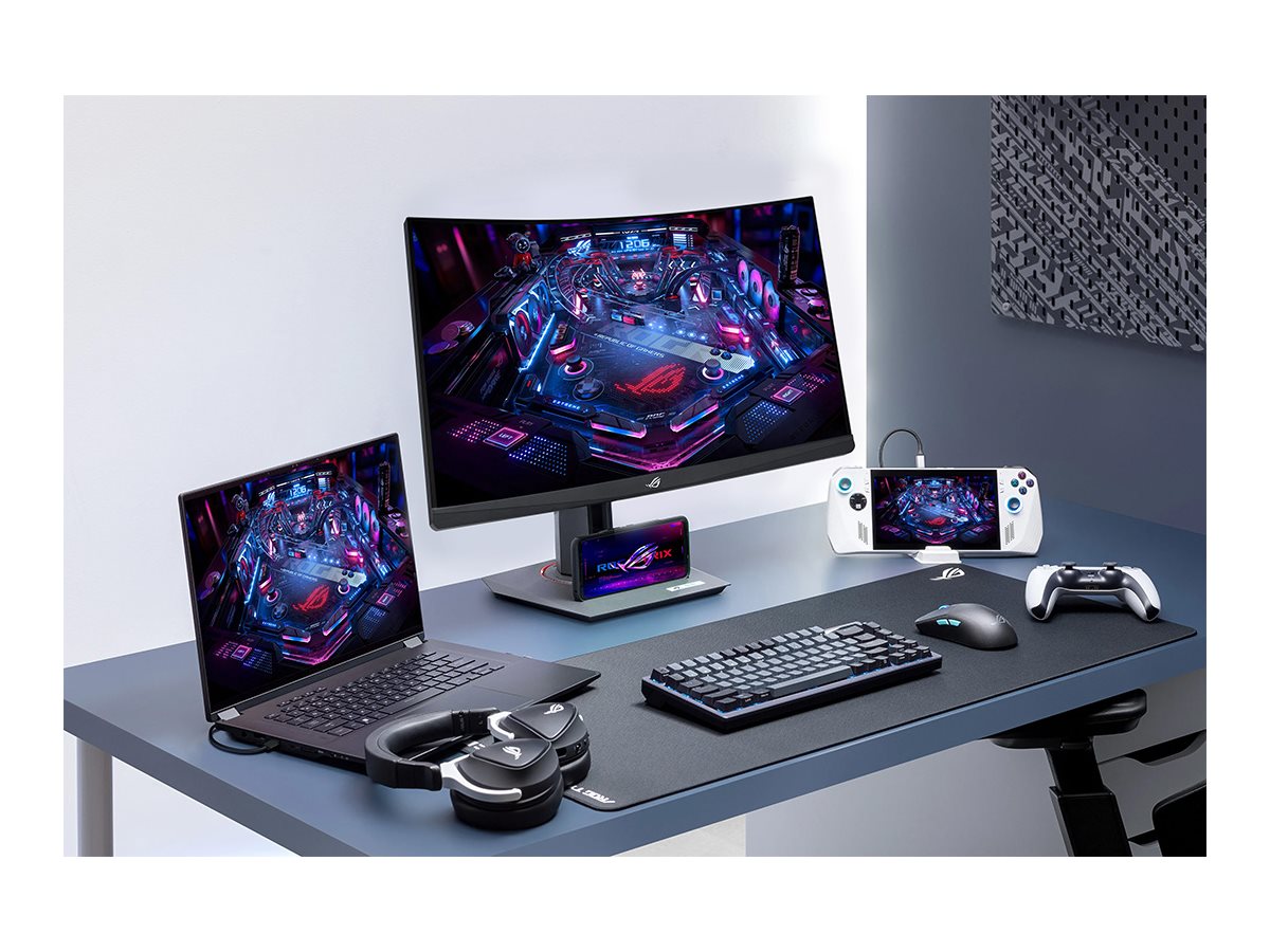Monitor Curvo Gaming ASUS ROG Strix XG27WCS 27" 1440p 180Hz HDR Preto - Imagem 8