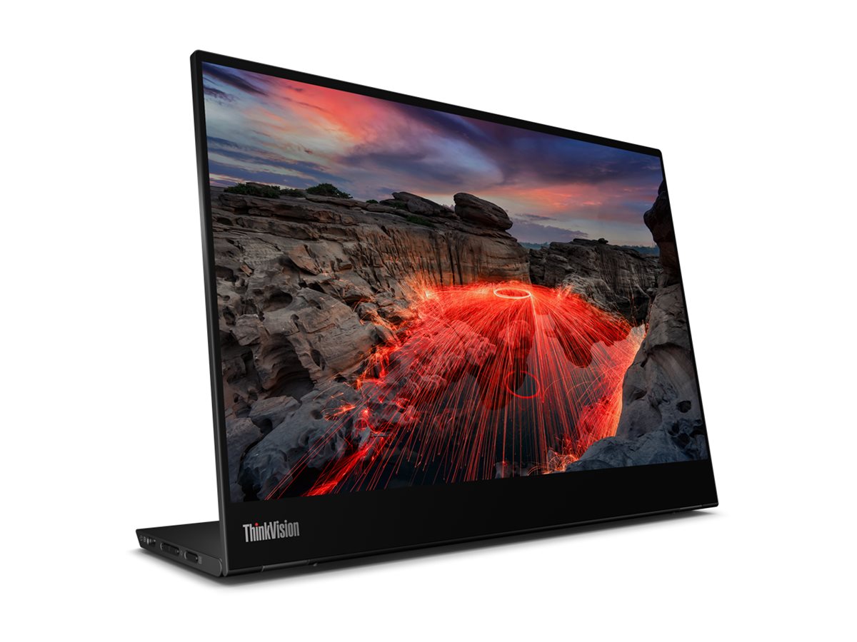 Ecrã Portátil Lenovo ThinkVision M14t Gen 2 14" Toque Preto Lustroso - Imagem 2