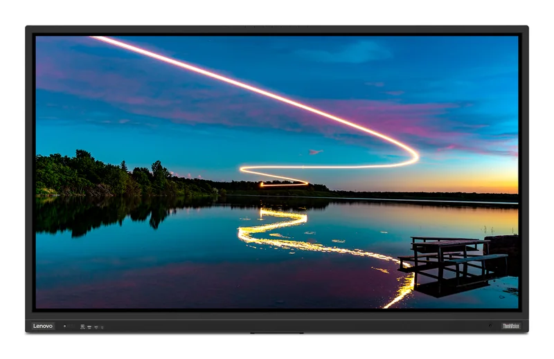 Ecrã Interativo Lenovo ThinkVision T86 86" 4K UHD VA Touch HDR10 Android 9.0 Câmara 4K USB-C - Imagem 1