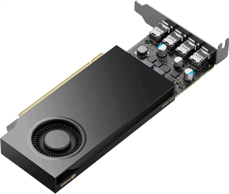 Cartão Gráfico PNY RTX A1000 8GB GDDR6 PCIe 4.0 x8 Baixo Perfil 4 Mini DisplayPort - Imagem 2