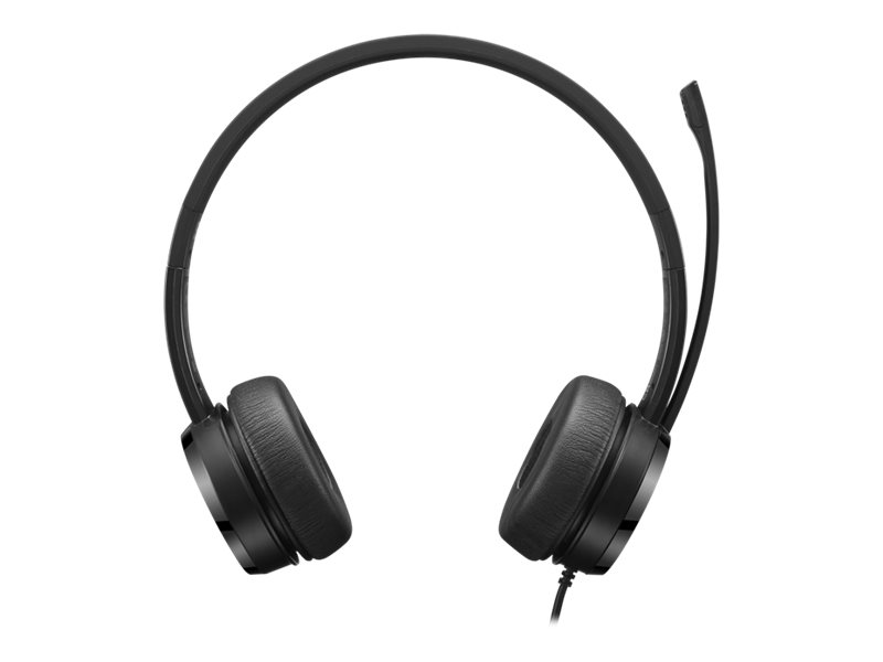 Auscultadores Lenovo Com Fio USB-A Preto - Imagem 2