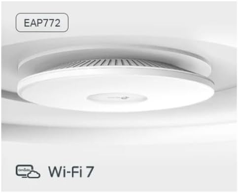 Ponto de Acesso TP-Link Omada EAP772 V2 BE9300 Wi-Fi 7 Tri-Band 2.5GbE PoE Teto/Parede - Imagem 7