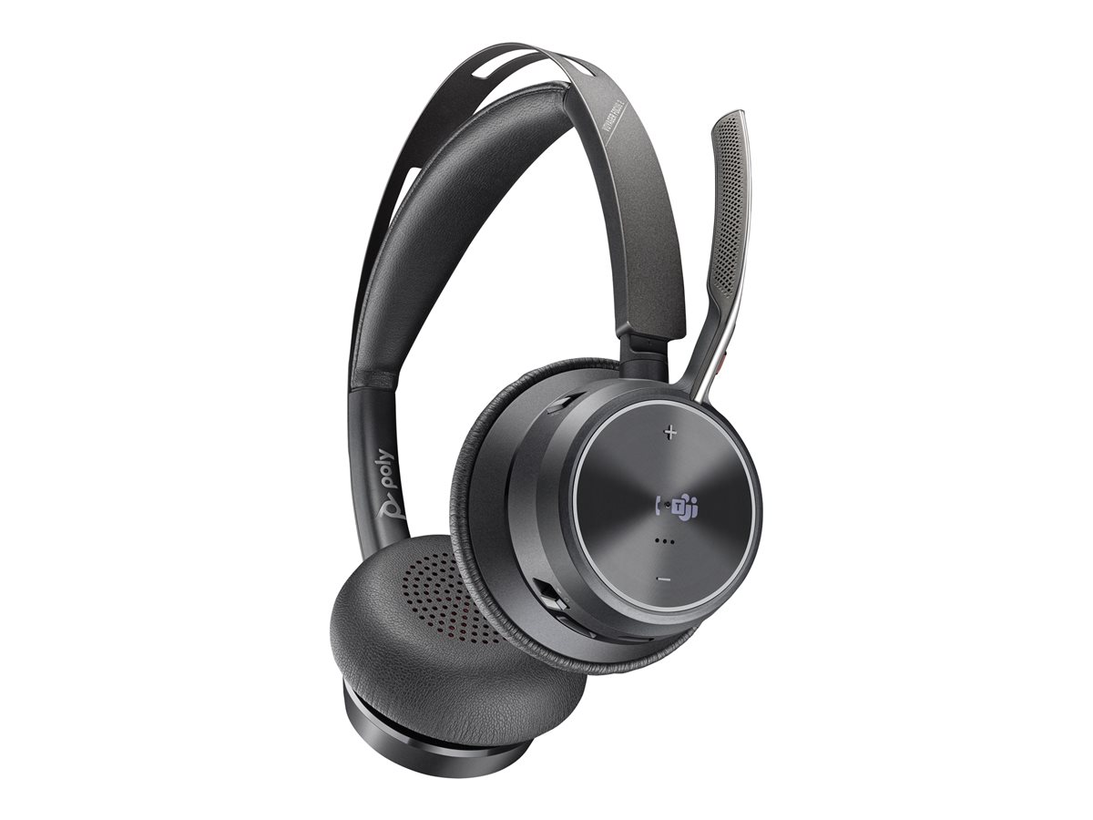 Headset HP Poly Voyager Focus 2 Bluetooth ANC Preto Teams Zoom - Imagem 3