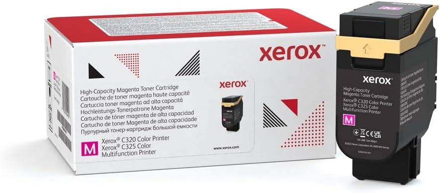 Cartucho de Toner Xerox C325 Magenta Alta Capacidade Original