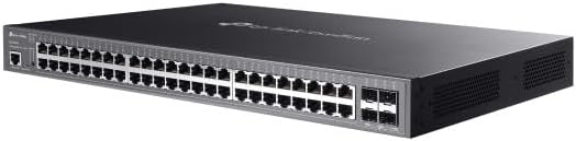 Switch Gerido L2+ TP-LINK SG3452XMPP Omada 48 Portas Gigabit (40x PoE+ 8x PoE++) 4x SFP+ 10GE - Imagem 3