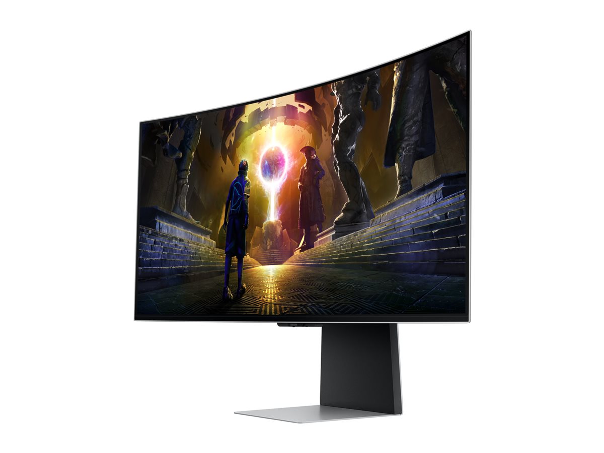 Monitor Samsung Odyssey OLED G8 34" Gaming Curvo Smart Prata - Imagem 2