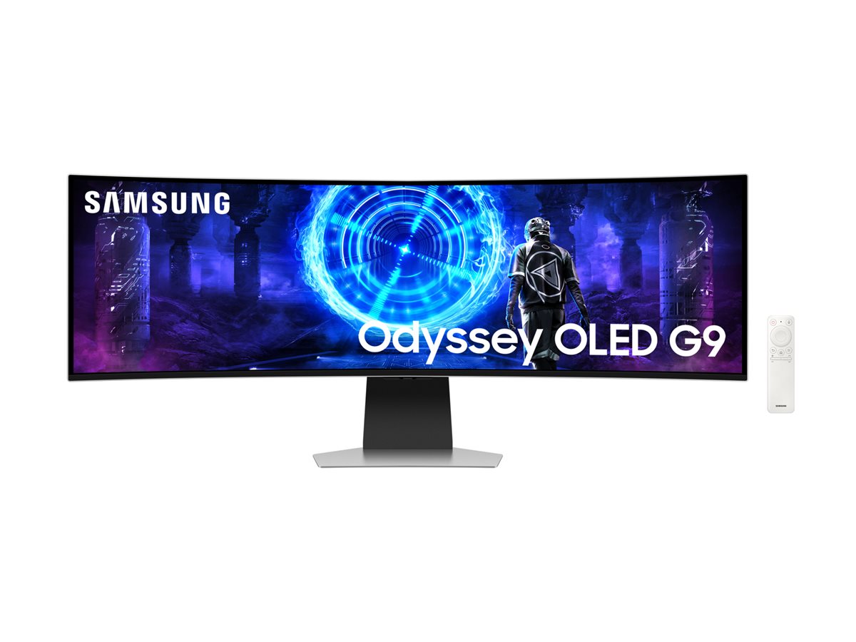 Monitor Samsung Odyssey OLED G9 S49DG954SU 49" Curvo DQHD 240Hz OLED 0.03ms Gaming Smart HDR10 Prata DP HDMI - Imagem 7