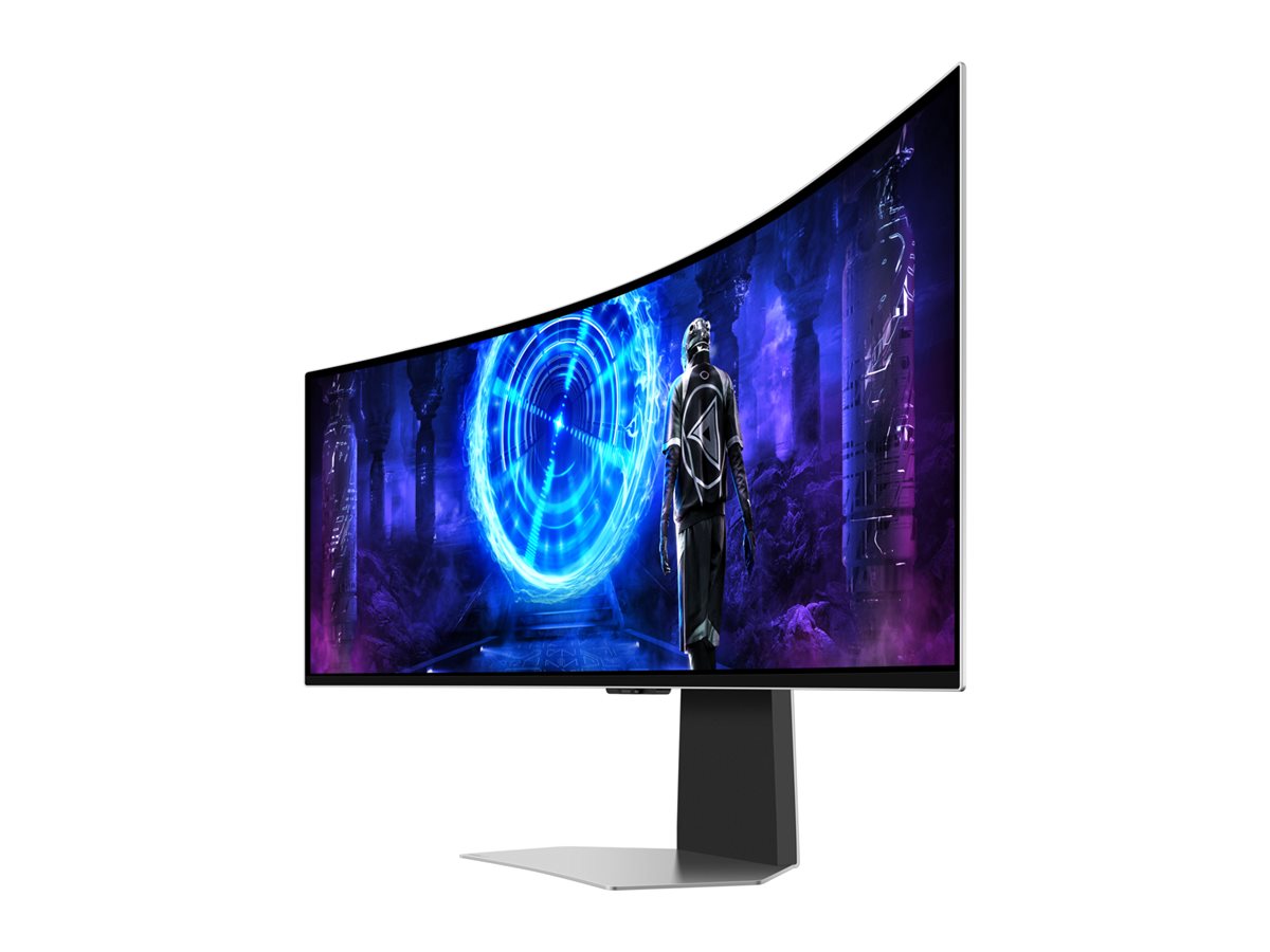 Monitor Samsung Odyssey OLED G9 S49DG954SU 49" Curvo DQHD 240Hz OLED 0.03ms Gaming Smart HDR10 Prata DP HDMI - Imagem 8