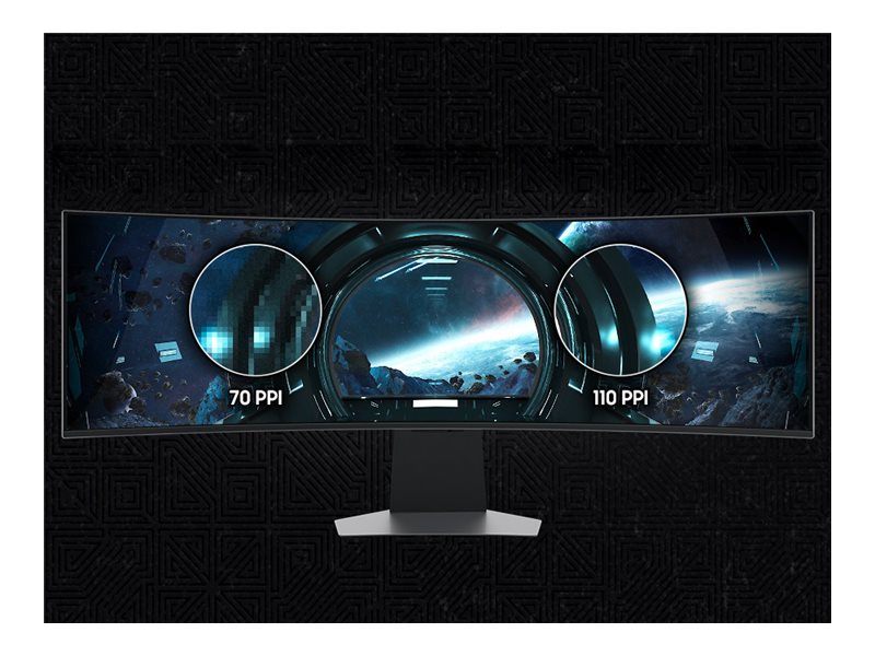 Monitor Samsung Odyssey OLED G9 S49DG954SU 49" Curvo DQHD 240Hz OLED 0.03ms Gaming Smart HDR10 Prata DP HDMI - Imagem 14