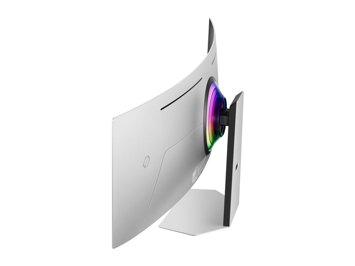 Monitor Samsung Odyssey OLED G9 S49DG954SU 49" Curvo DQHD 240Hz OLED 0.03ms Gaming Smart HDR10 Prata DP HDMI - Imagem 2
