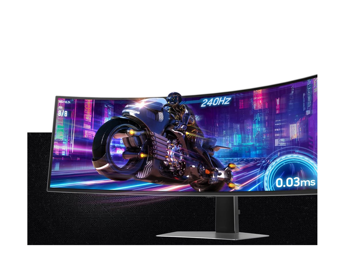 Monitor Gaming Samsung Odyssey OLED G9 S49DG934SU 49" Curvo DQHD 5120x1440 240Hz 0.03ms HDR10 Prata - Imagem 15