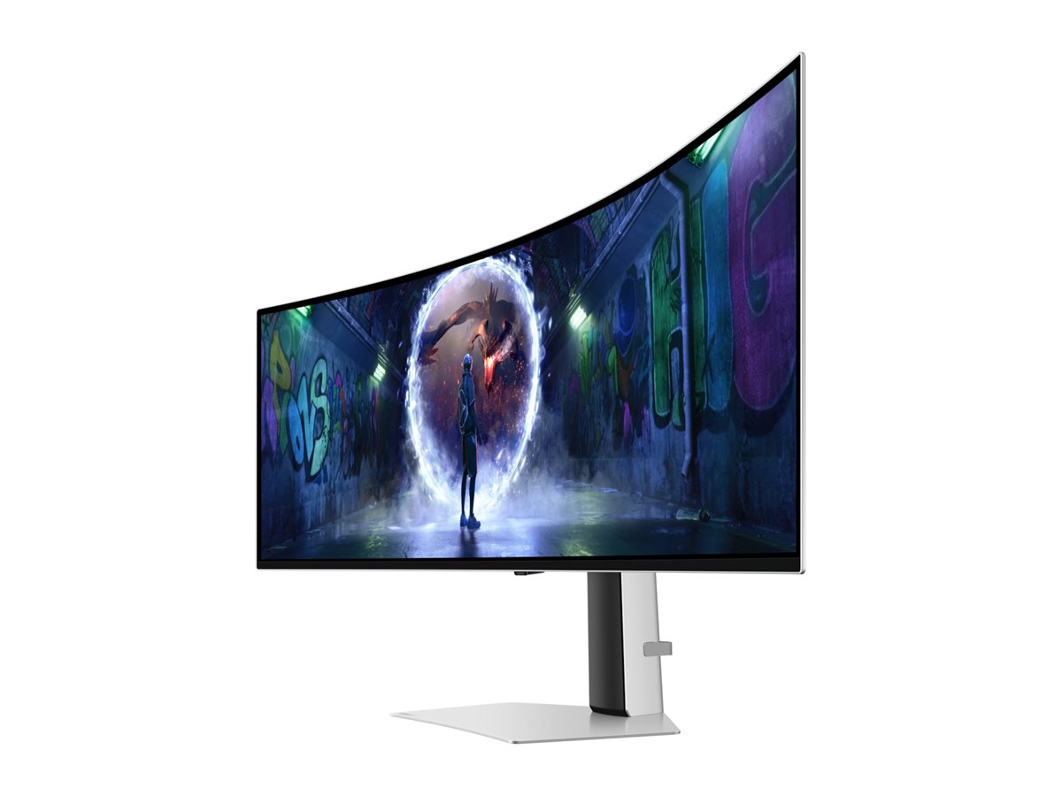 Monitor Gaming Samsung Odyssey OLED G9 S49DG934SU 49" Curvo DQHD 5120x1440 240Hz 0.03ms HDR10 Prata - Imagem 9