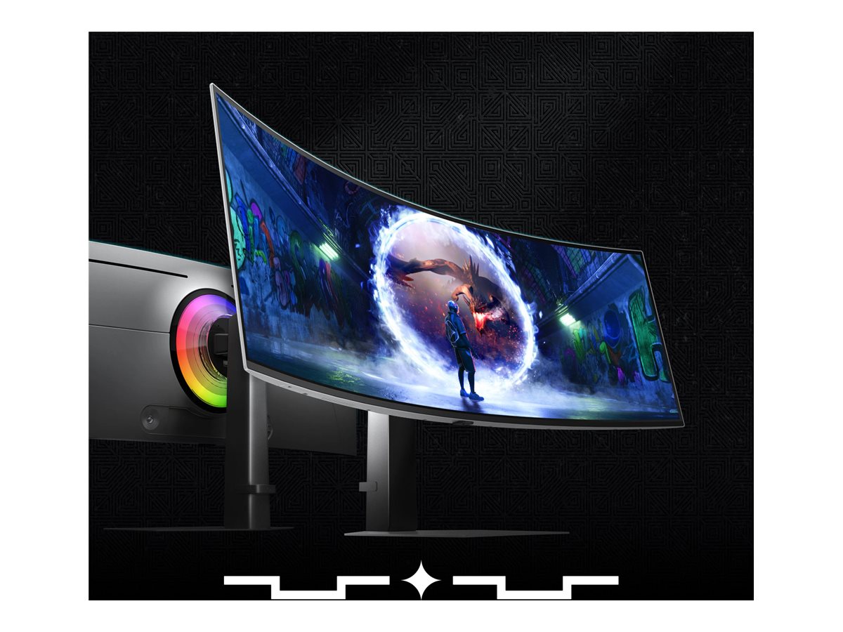 Monitor Gaming Samsung Odyssey OLED G9 S49DG934SU 49" Curvo DQHD 5120x1440 240Hz 0.03ms HDR10 Prata - Imagem 14