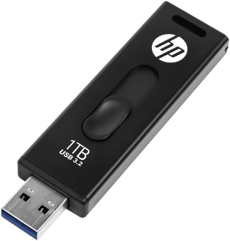 HP x911w - Drive flash USB - 1 TB - USB 3.2 Gen 1 - preto - Imagem 1