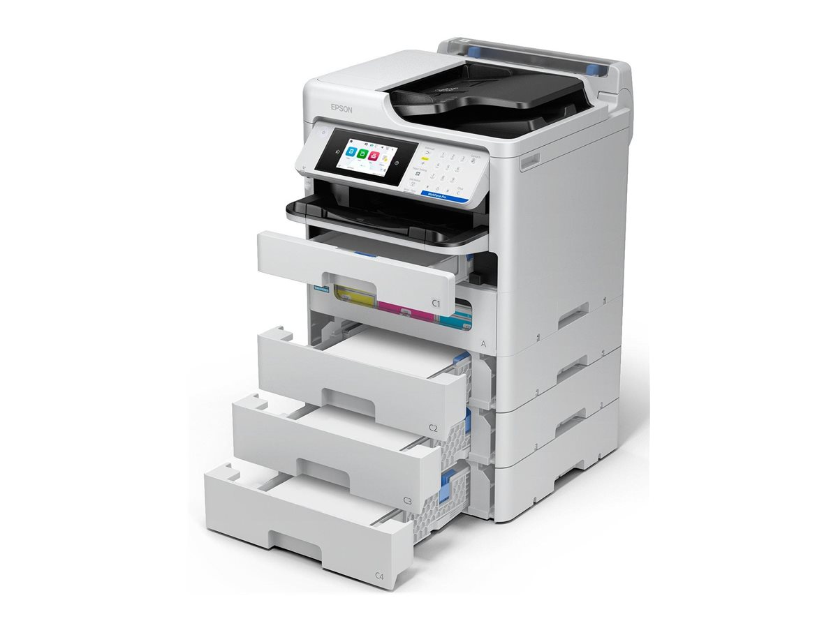 Epson WorkForce Pro EM-C800RDWF - Impressora multi-funções - a cores - jacto de tinta - A4 (210 x 297 mm) (original) - A4/Legal (media) - até 25 ppm (impressão) - 330 folhas - 33.6 Kbps - USB 2.0, Gigabit LAN, Wi-Fi(ac) - Imagem 11
