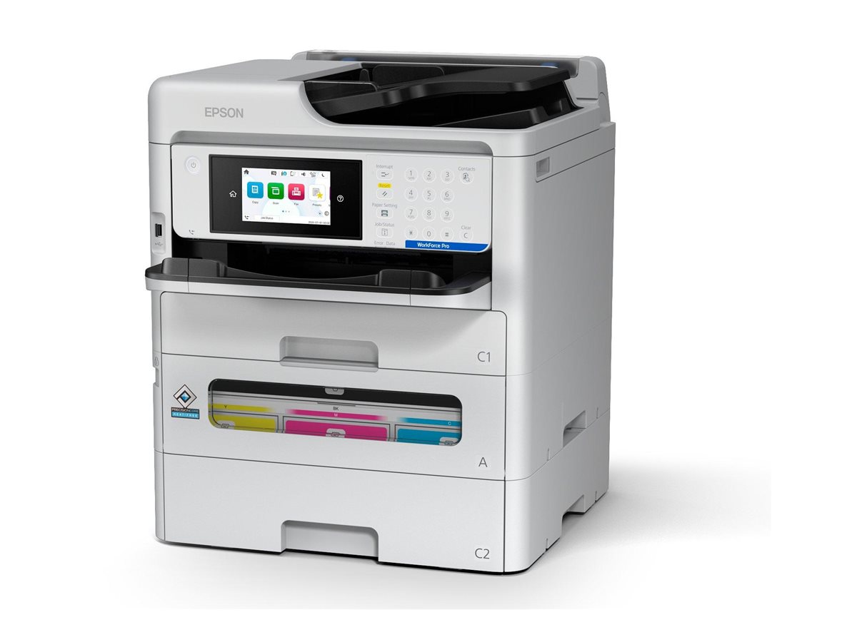Epson WorkForce Pro EM-C800RDWF - Impressora multi-funções - a cores - jacto de tinta - A4 (210 x 297 mm) (original) - A4/Legal (media) - até 25 ppm (impressão) - 330 folhas - 33.6 Kbps - USB 2.0, Gigabit LAN, Wi-Fi(ac) - Imagem 9