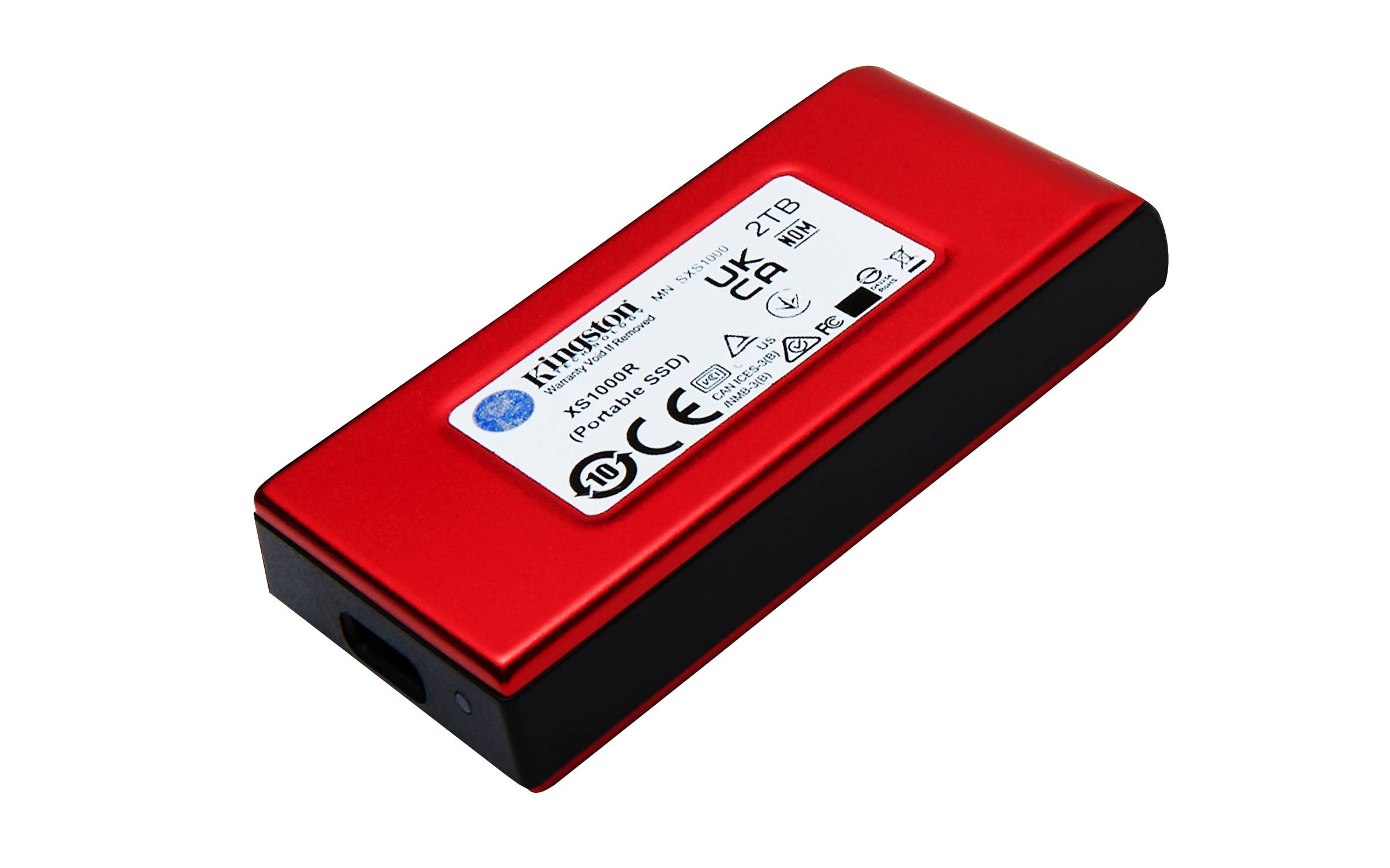 Disco Externo SSD Portátil Kingston XS1000 2TB USB 3.2 Gen 2 USB-C Vermelho - Imagem 8