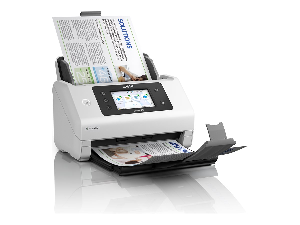 Scanner Epson WorkForce DS-900WN Duplex A4 70ppm ADF 100 Rede WiFi