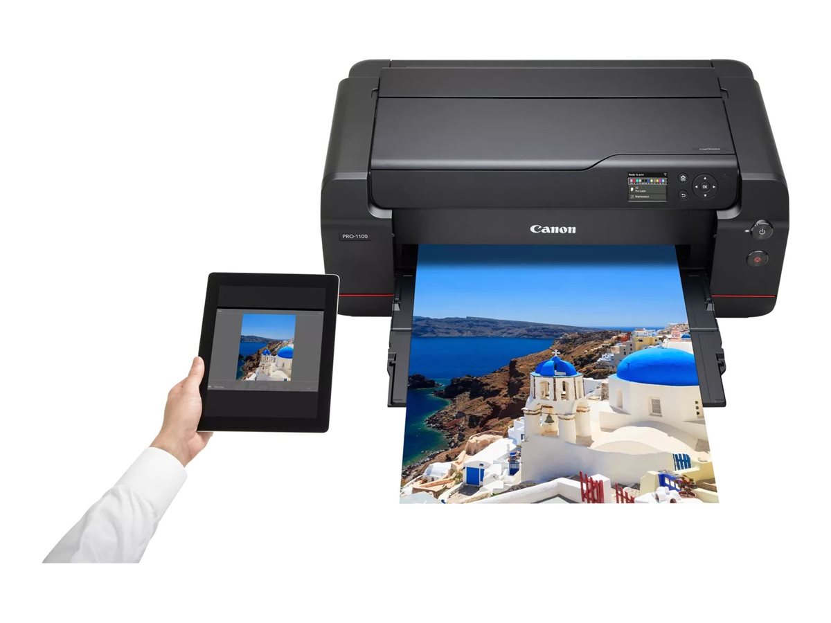 Impressora de Grande Formato Canon imagePROGRAF PRO-1100 Jacto Tinta 17 Wi-Fi Preto - Imagem 7
