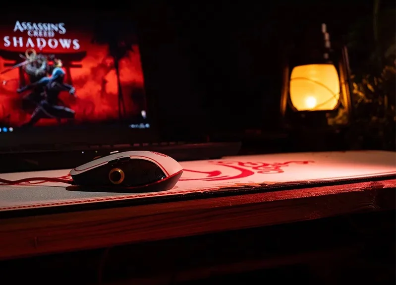 Rato Gaming Lexip x Ubisoft Assassin's Creed Shadows Edition Pixminds - Imagem 8