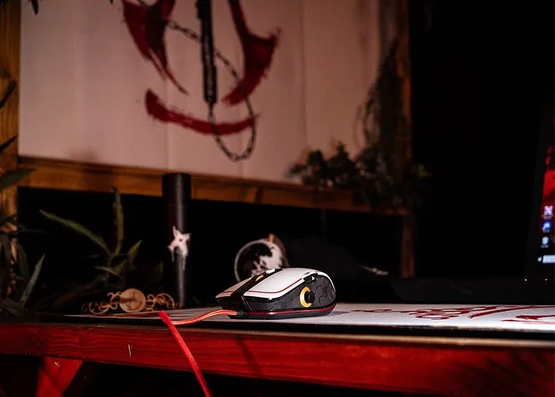 Rato Gaming Lexip x Ubisoft Assassin's Creed Shadows Edition Pixminds - Imagem 5