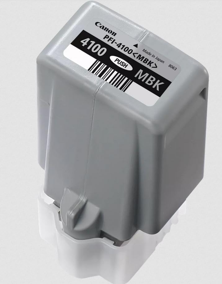 Tanque de Tinta Canon PFI-4100 MBK Preto Opaco 80ml Original - Imagem 2
