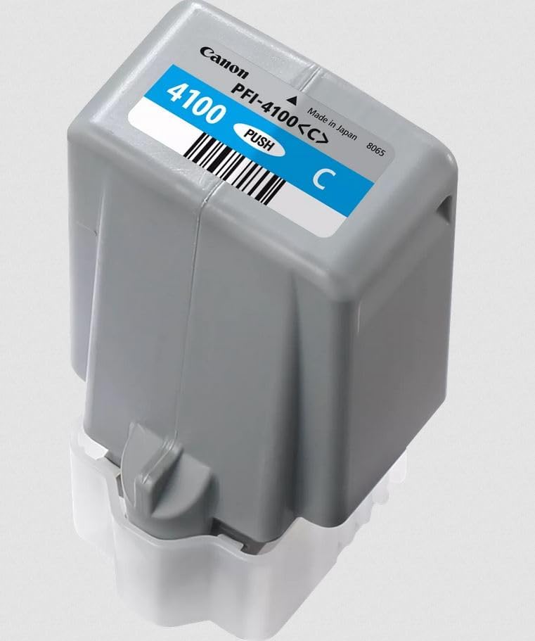 Canon PFI-4100 C - 80 ml - azul cyan - original - caixa pendurada - tanque de tinta - para imagePROGRAF PRO-1100 - Imagem 2