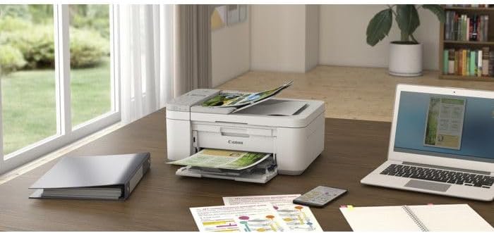 Impressora Multifunções Canon PIXMA TR4756i Jato de Tinta a Cores A4/Legal 120 Folhas 8.8 ipm USB Wi-Fi Branco - Imagem 7