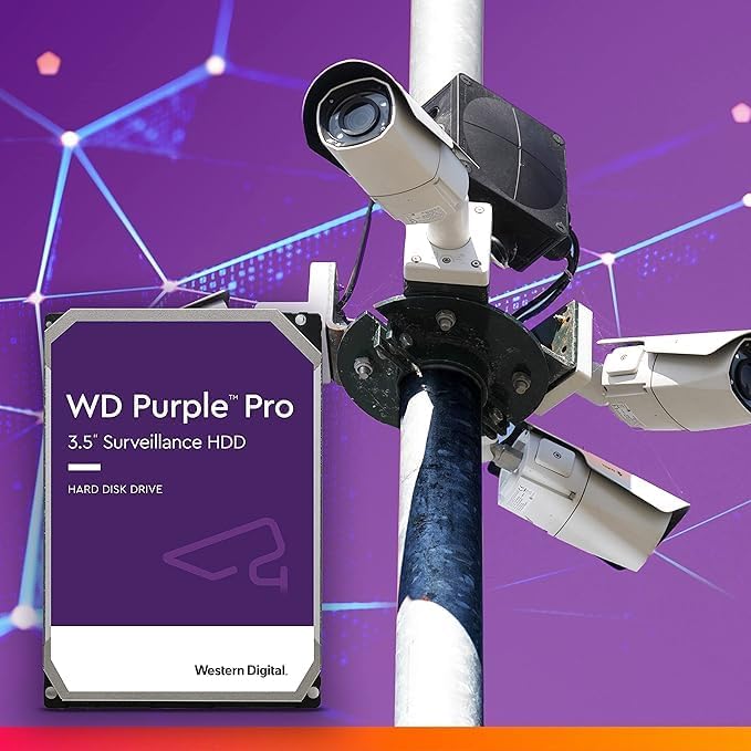 WD Purple Pro WD122PURP - Disco rígido - 12 TB - interna - 3.5" - SATA 6Gb/s - 7200 rpm - buffer: 512 MB - Imagem 2