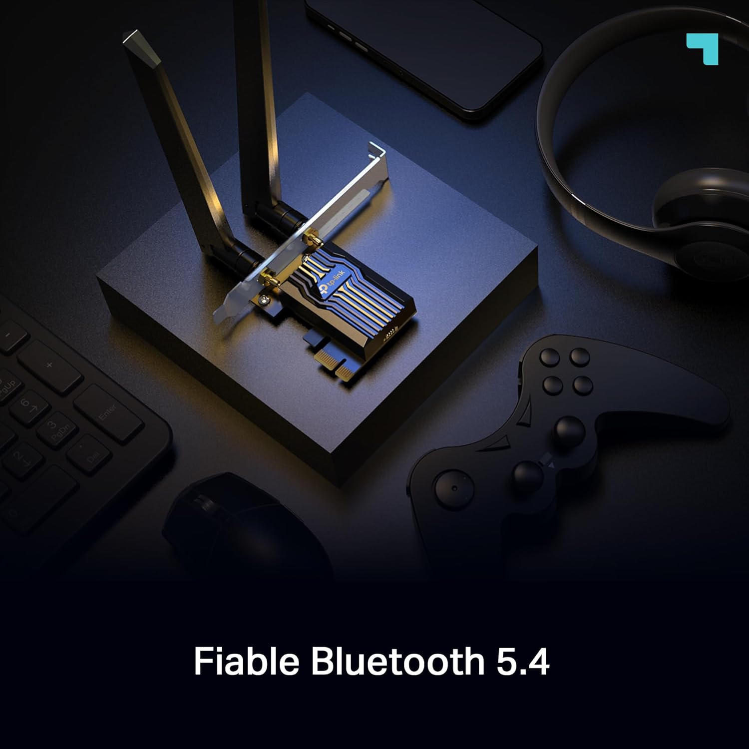 Adaptador de Rede PCIe TP-Link Archer TBE552E V1 Wi-Fi 7 BE9300 Bluetooth 5.4 com 2 Antenas - Imagem 7