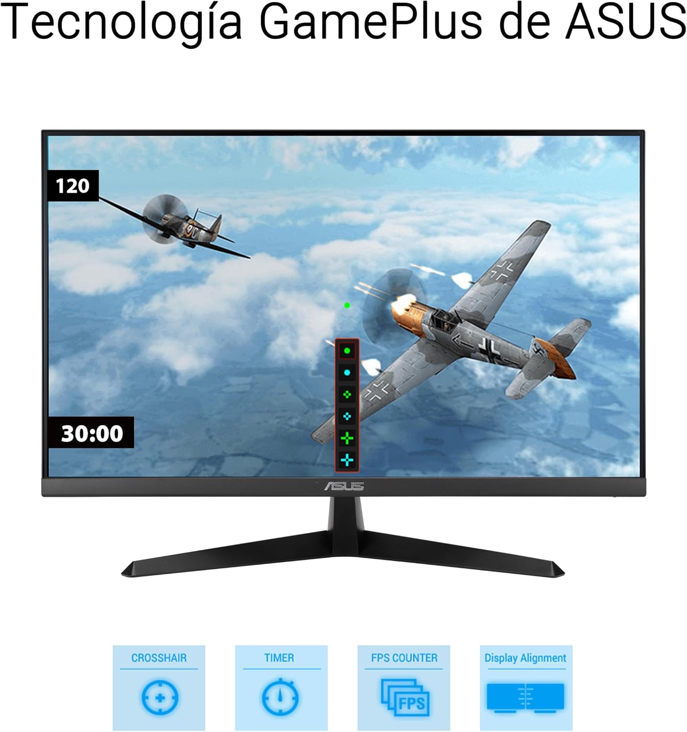 Monitor Gaming ASUS VY279HGR Eye Care 27" IPS Full HD 120Hz 1ms Preto - Imagem 9