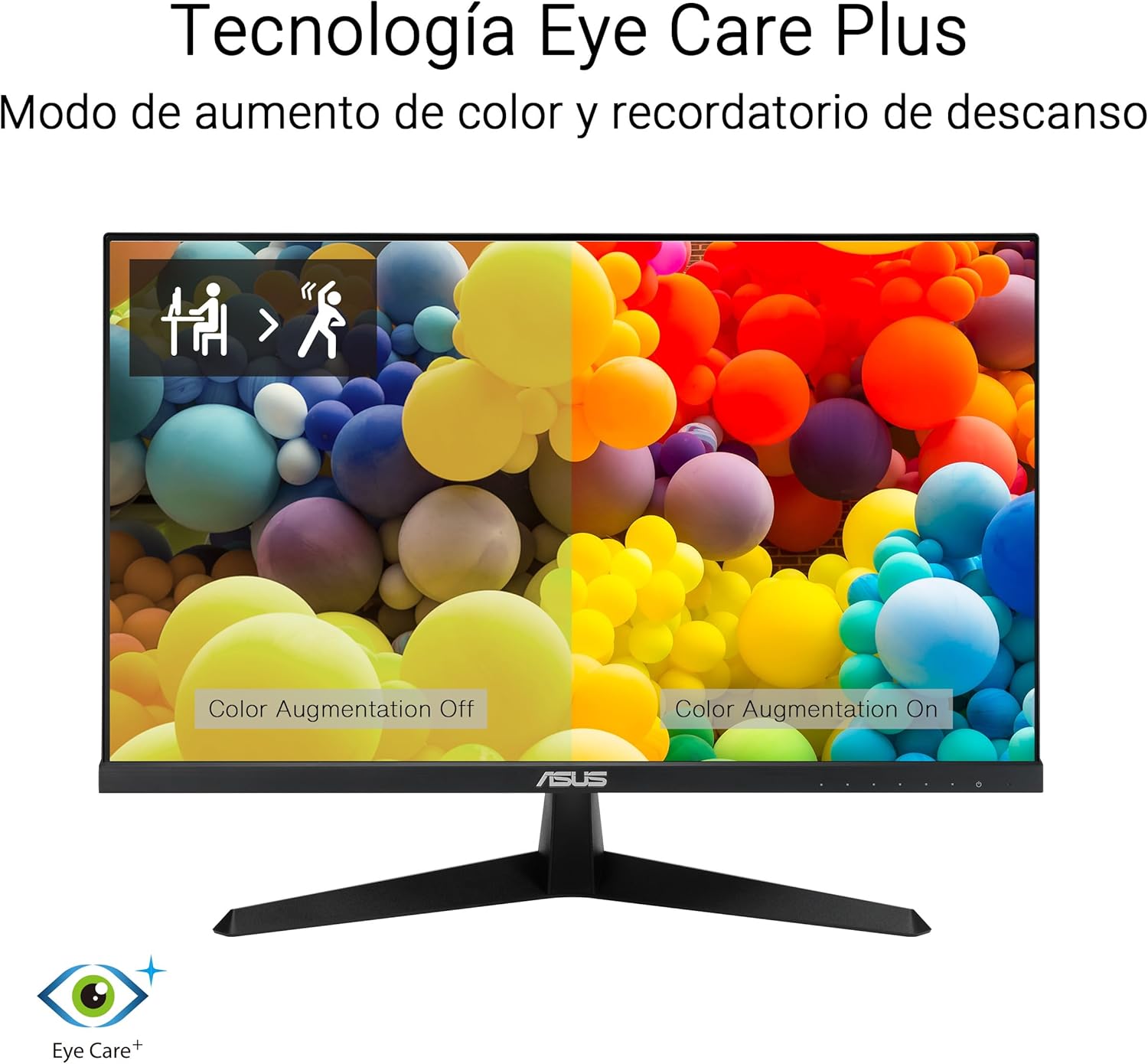 Monitor Gaming ASUS VY279HGR Eye Care 27" IPS Full HD 120Hz 1ms Preto - Imagem 7