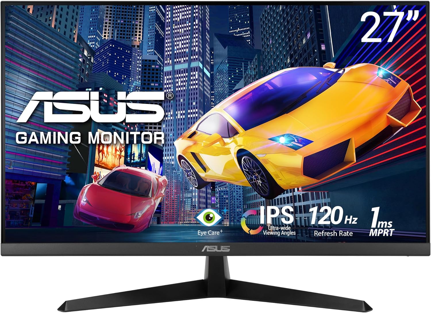 Monitor Gaming ASUS VY279HGR Eye Care 27" IPS Full HD 120Hz 1ms Preto - Imagem 2