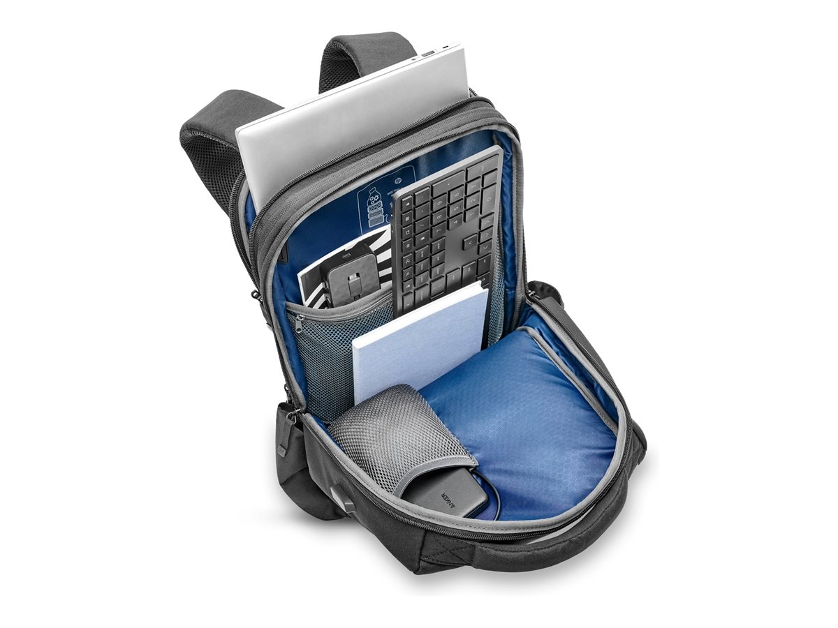 Mochila para Portátil HP Renew Executive 16.1" Preto em Material Reciclado Smart Buy - Imagem 7