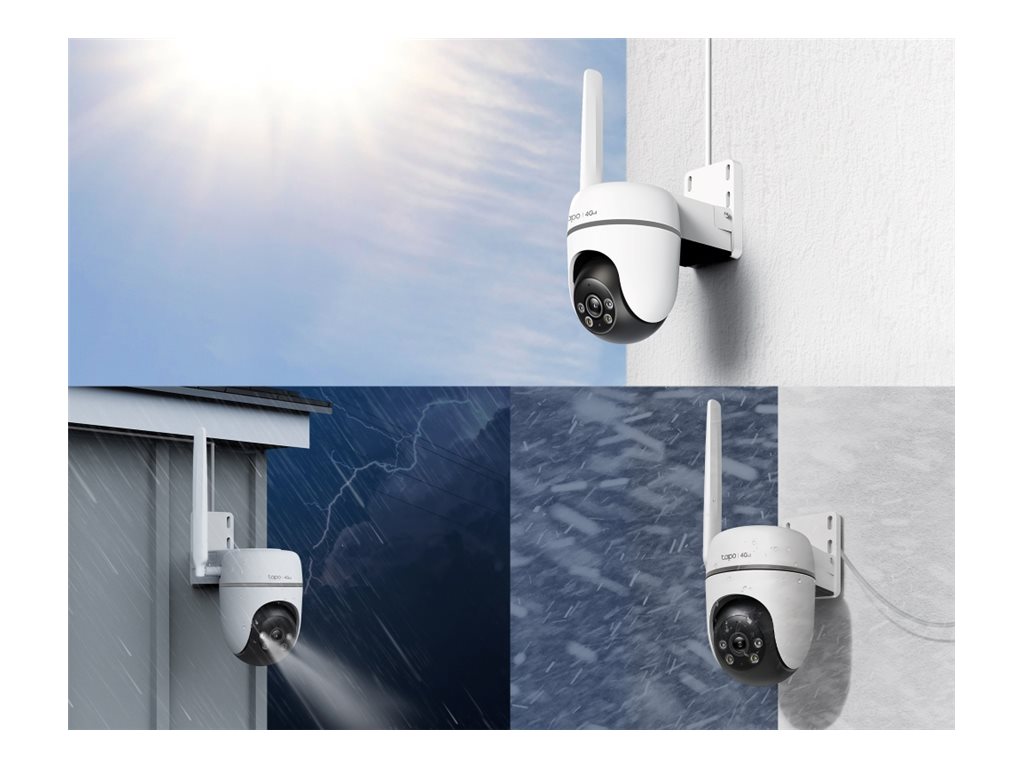 Câmara de Vigilância Exterior Pan/Tilt TP-Link Tapo TC40GW Full HD 1080p 4G LTE Wi-Fi Áudio Visão Noturna Branco - Imagem 9