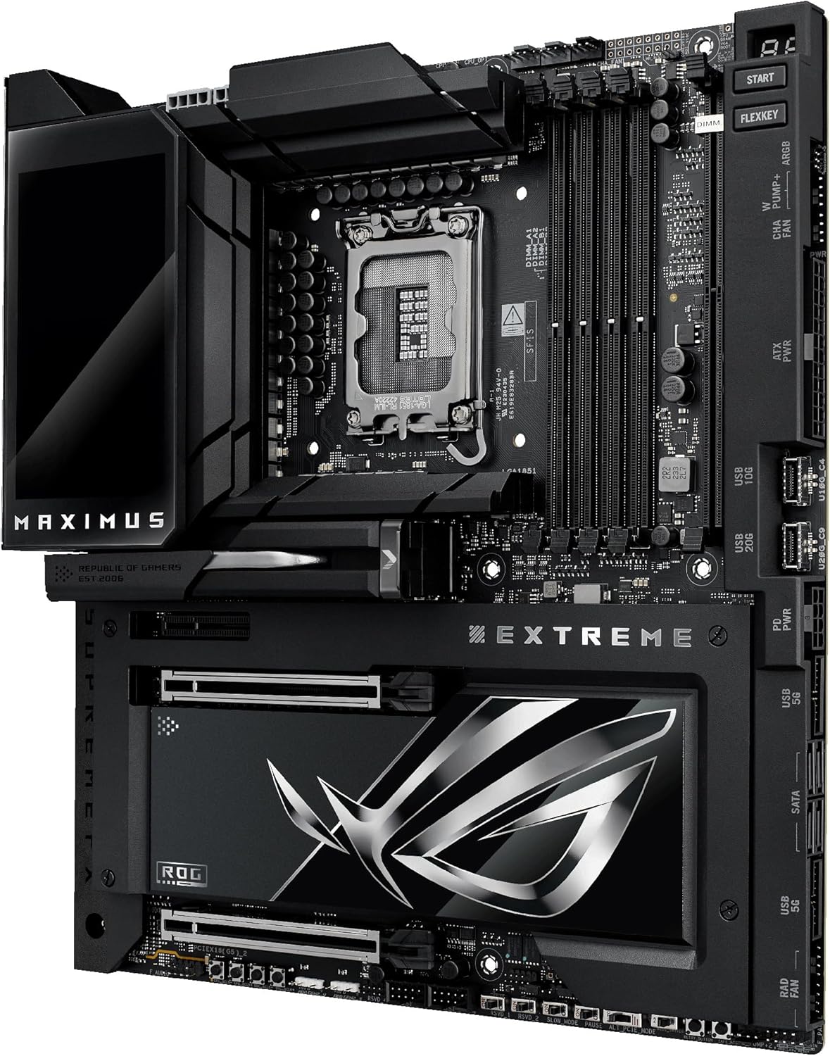 Motherboard ASUS ROG MAXIMUS Z890 EXTREME Socket LGA1851 DDR5 ATX Wi-Fi 7 10Gb LAN USB4 - Imagem 9