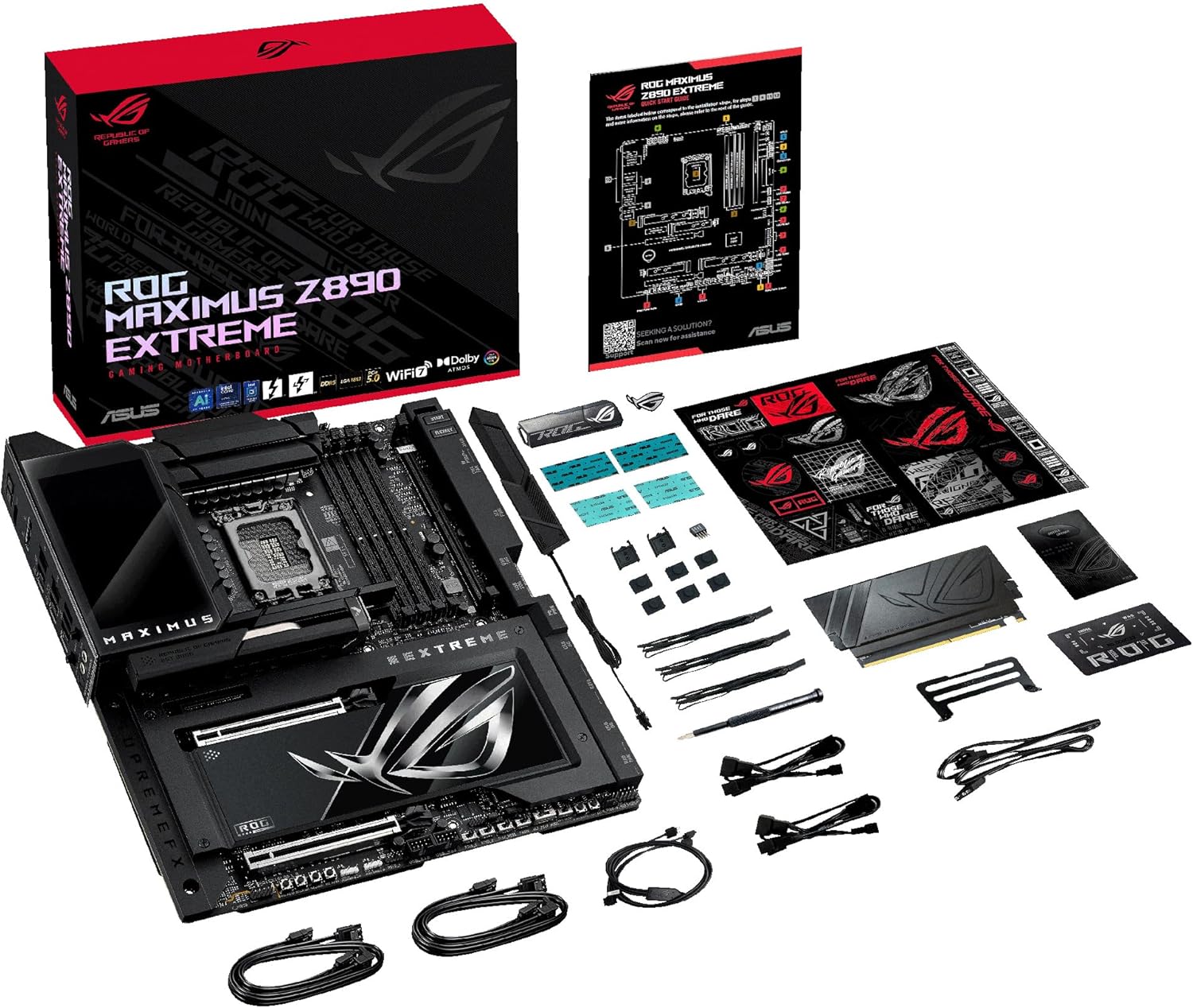 Motherboard ASUS ROG MAXIMUS Z890 EXTREME Socket LGA1851 DDR5 ATX Wi-Fi 7 10Gb LAN USB4 - Imagem 20