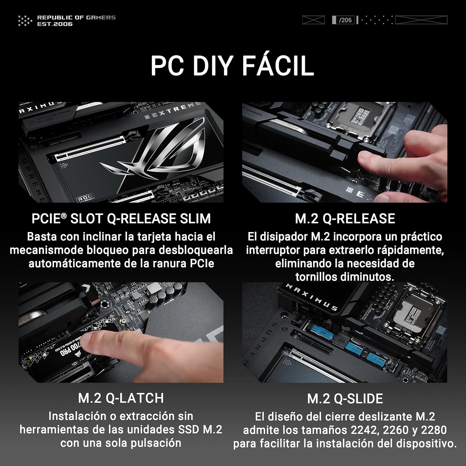 Motherboard ASUS ROG MAXIMUS Z890 EXTREME Socket LGA1851 DDR5 ATX Wi-Fi 7 10Gb LAN USB4 - Imagem 6