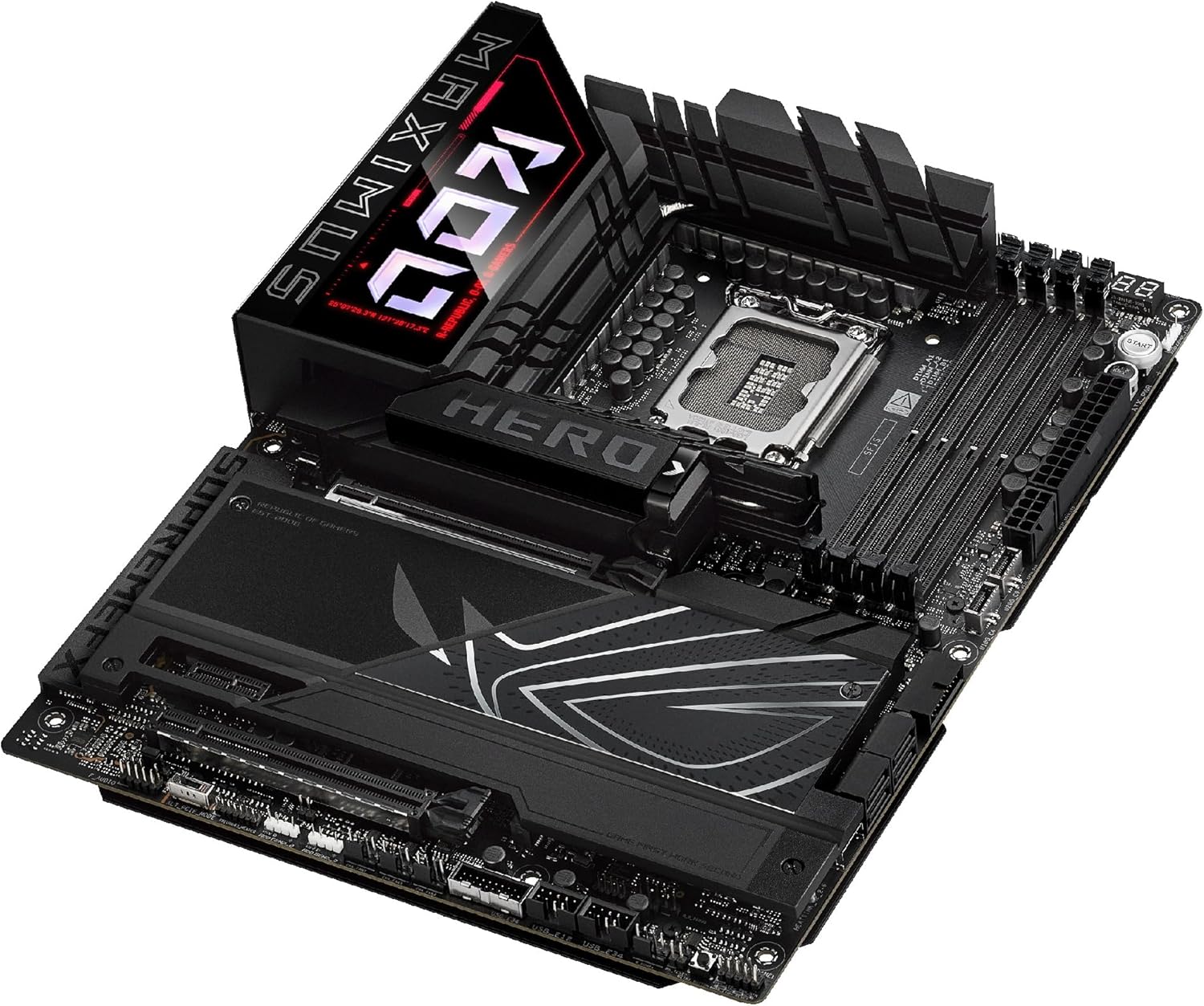 Motherboard ASUS ROG MAXIMUS Z890 HERO Socket LGA1851 ATX DDR5 Wi-Fi 7 USB4 Bluetooth 5GbE 8-Canais Audio - Imagem 10