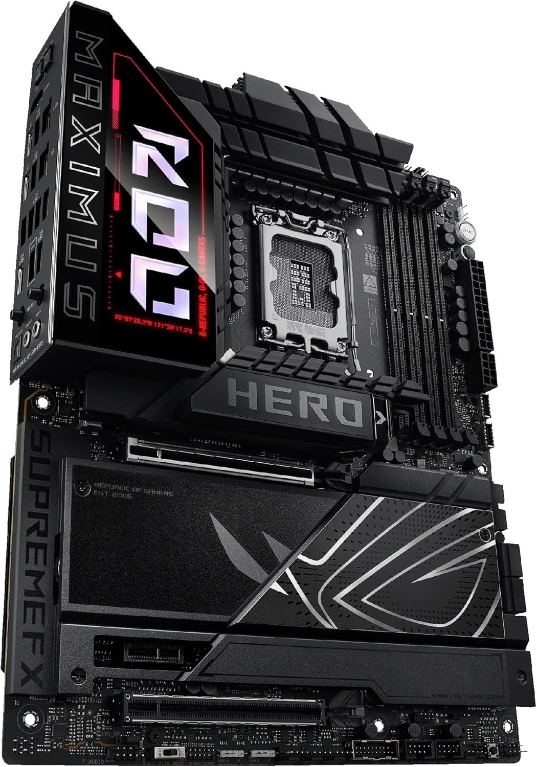 Motherboard ASUS ROG MAXIMUS Z890 HERO Socket LGA1851 ATX DDR5 Wi-Fi 7 USB4 Bluetooth 5GbE 8-Canais Audio - Imagem 13