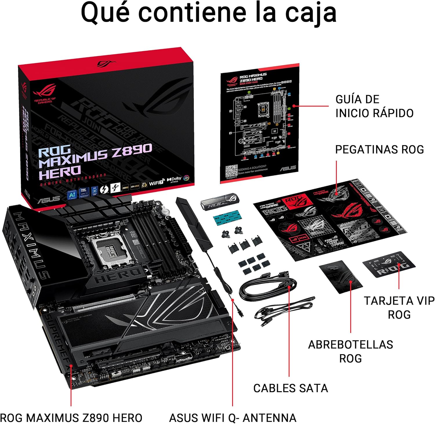 Motherboard ASUS ROG MAXIMUS Z890 HERO Socket LGA1851 ATX DDR5 Wi-Fi 7 USB4 Bluetooth 5GbE 8-Canais Audio - Imagem 7