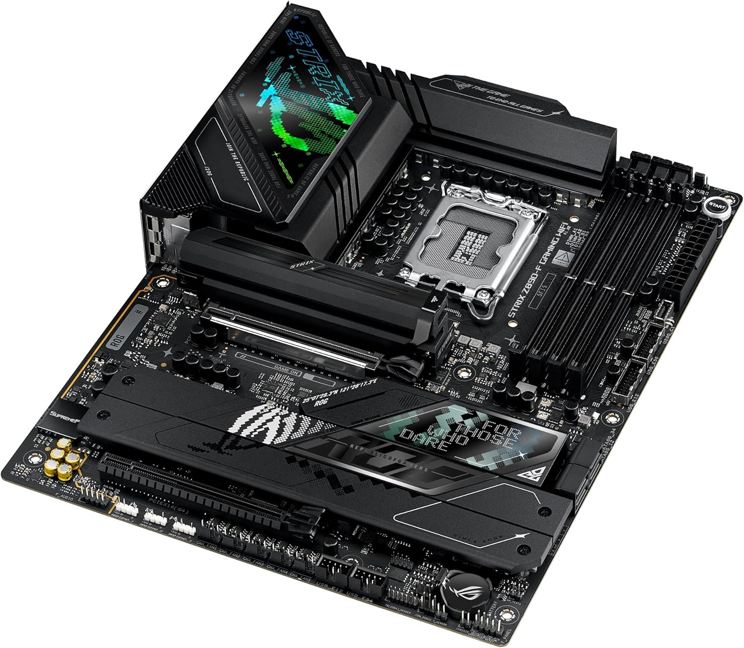 Motherboard ASUS ROG STRIX Z890-F GAMING WIFI Socket LGA1851 Chipset Z890 DDR5 ATX Wi-Fi 7 Bluetooth USB4 - Imagem 13