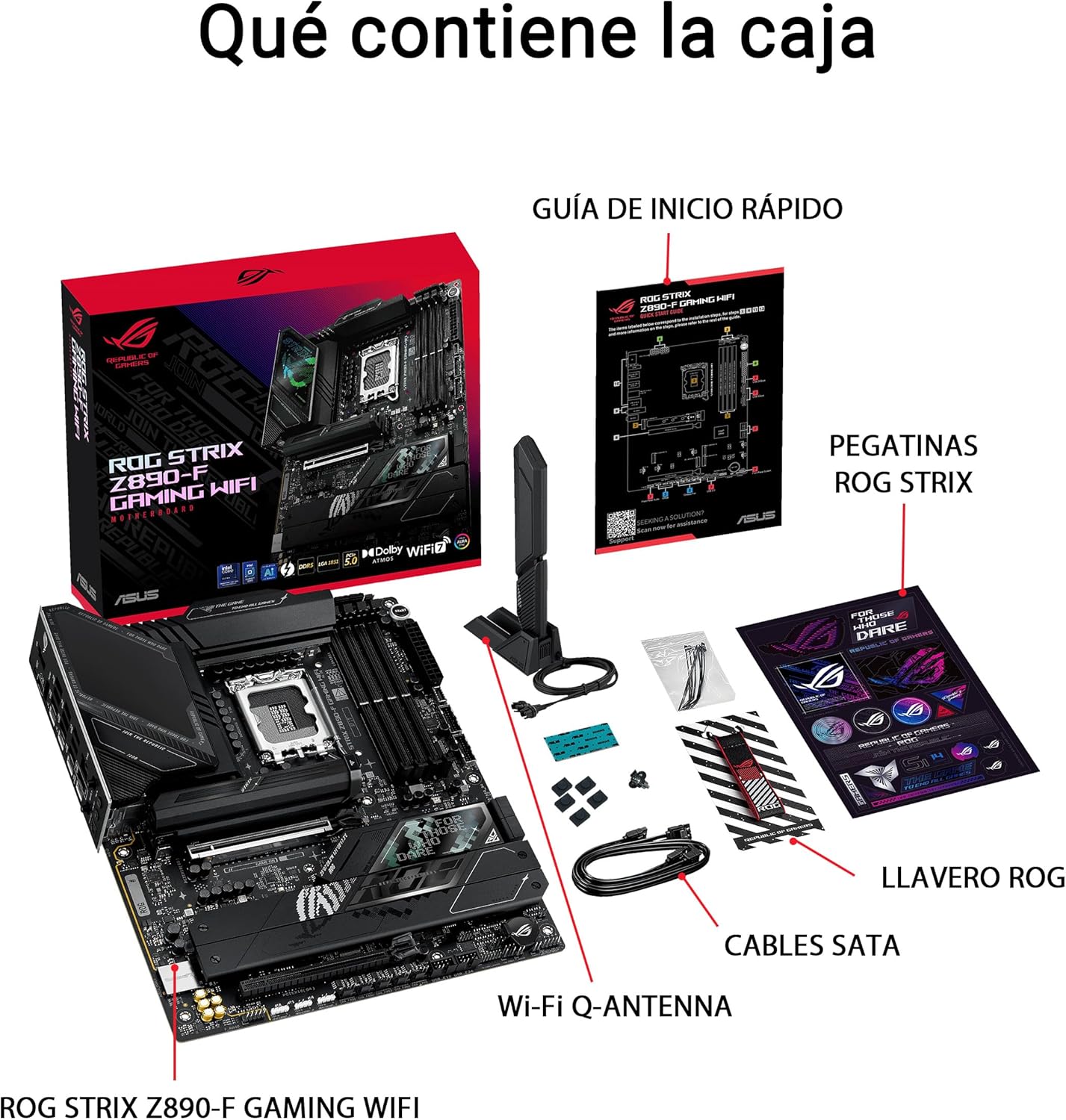 Motherboard ASUS ROG STRIX Z890-F GAMING WIFI Socket LGA1851 Chipset Z890 DDR5 ATX Wi-Fi 7 Bluetooth USB4 - Imagem 7