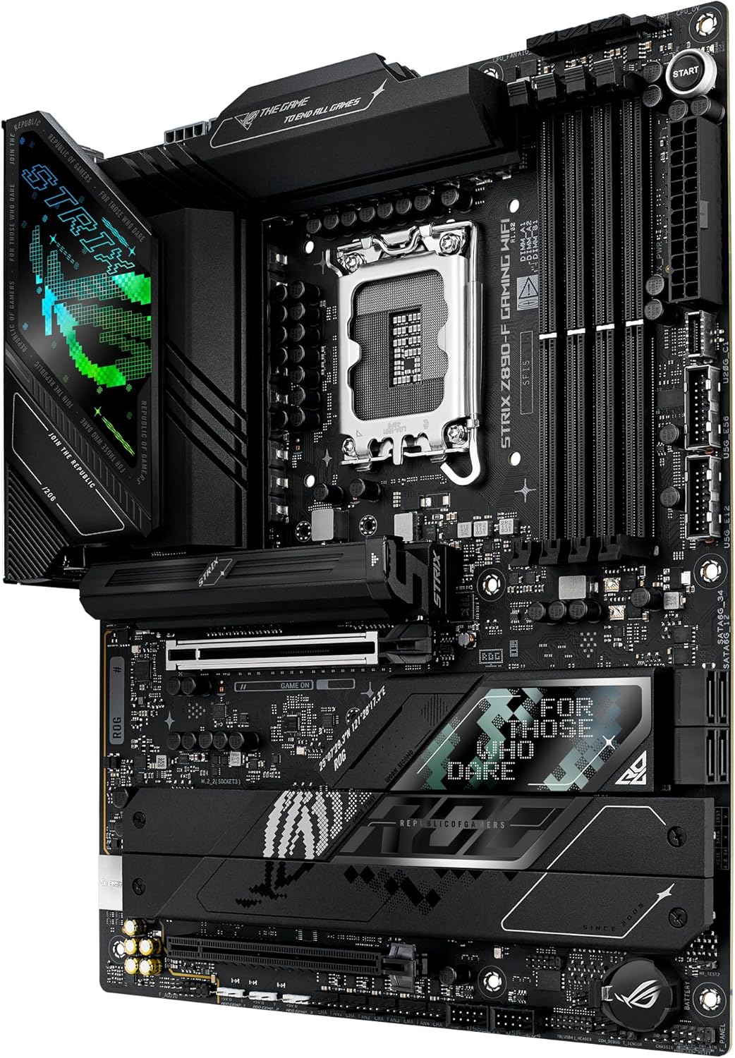 Motherboard ASUS ROG STRIX Z890-F GAMING WIFI Socket LGA1851 Chipset Z890 DDR5 ATX Wi-Fi 7 Bluetooth USB4 - Imagem 12