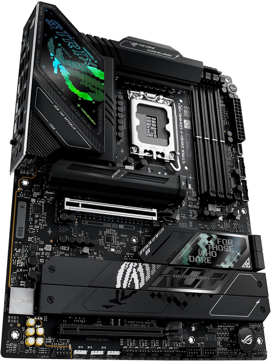 Motherboard ASUS ROG STRIX Z890-F GAMING WIFI Socket LGA1851 Chipset Z890 DDR5 ATX Wi-Fi 7 Bluetooth USB4 - Imagem 11