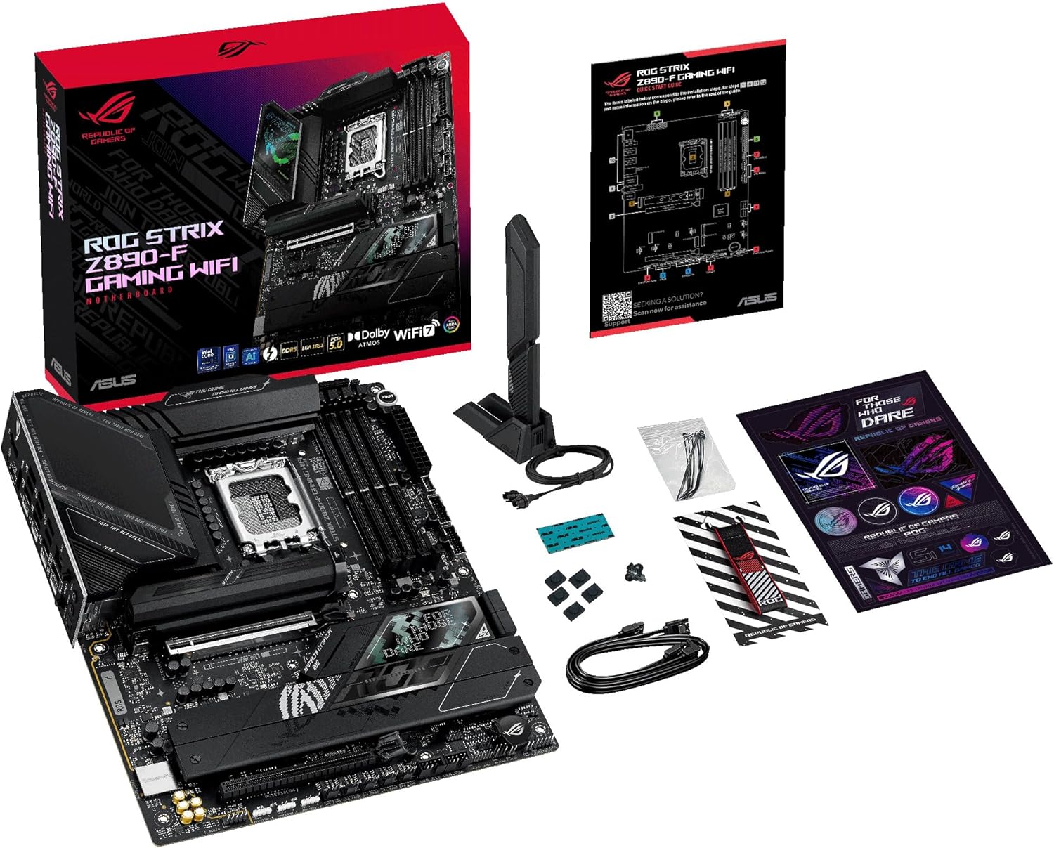 Motherboard ASUS ROG STRIX Z890-F GAMING WIFI Socket LGA1851 Chipset Z890 DDR5 ATX Wi-Fi 7 Bluetooth USB4 - Imagem 19