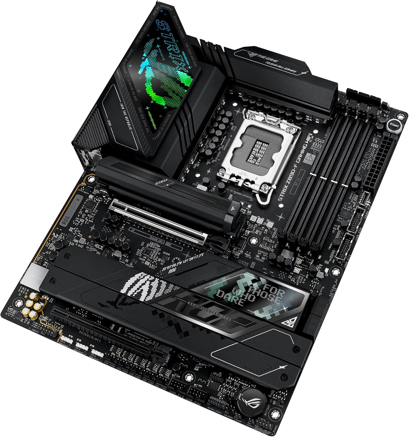 Motherboard ASUS ROG STRIX Z890-F GAMING WIFI Socket LGA1851 Chipset Z890 DDR5 ATX Wi-Fi 7 Bluetooth USB4 - Imagem 10
