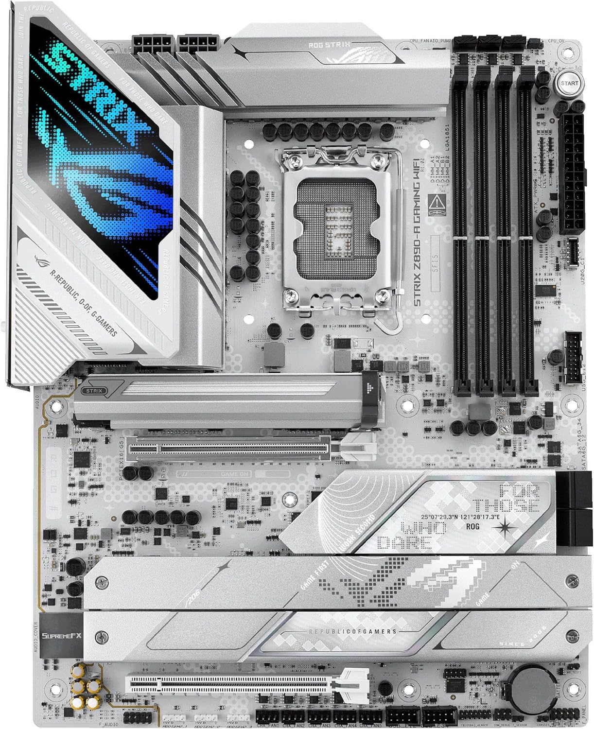 Motherboard ASUS ROG STRIX Z890-A GAMING WIFI Socket LGA1851 Intel Z890 DDR5 Wi-Fi 7 USB4 ATX - Imagem 8